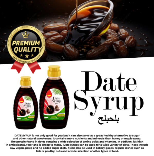 Date Syrup, Zero Sugar, Natural, Sweetener, No Additives